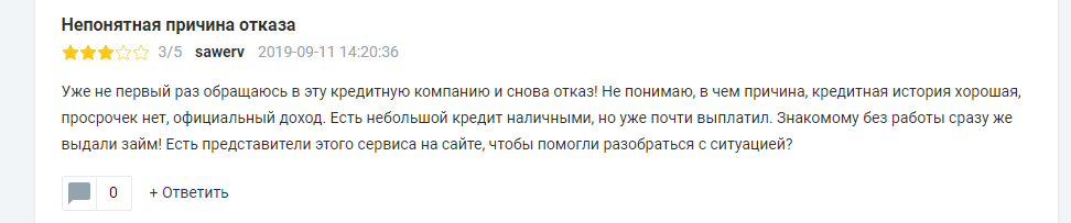 Негативный отзыв о Moneyboom.ua