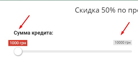 Предоставляемые суммы на Best-credit.com.ua